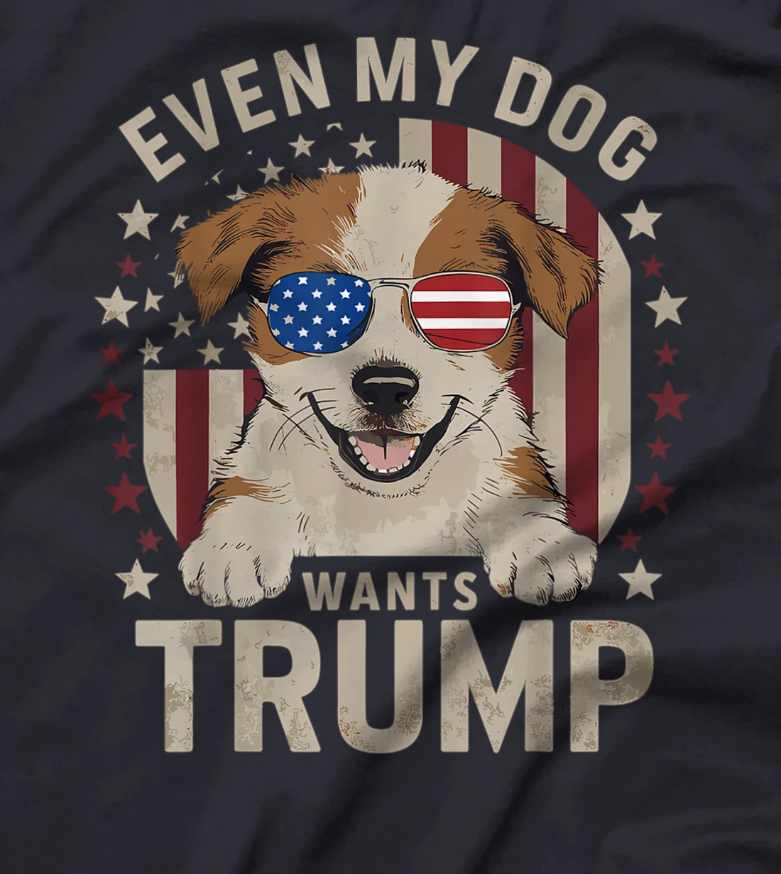 Womens Even My Dog Wants Trump 2024, Love Dog Love Trump T-Shirt