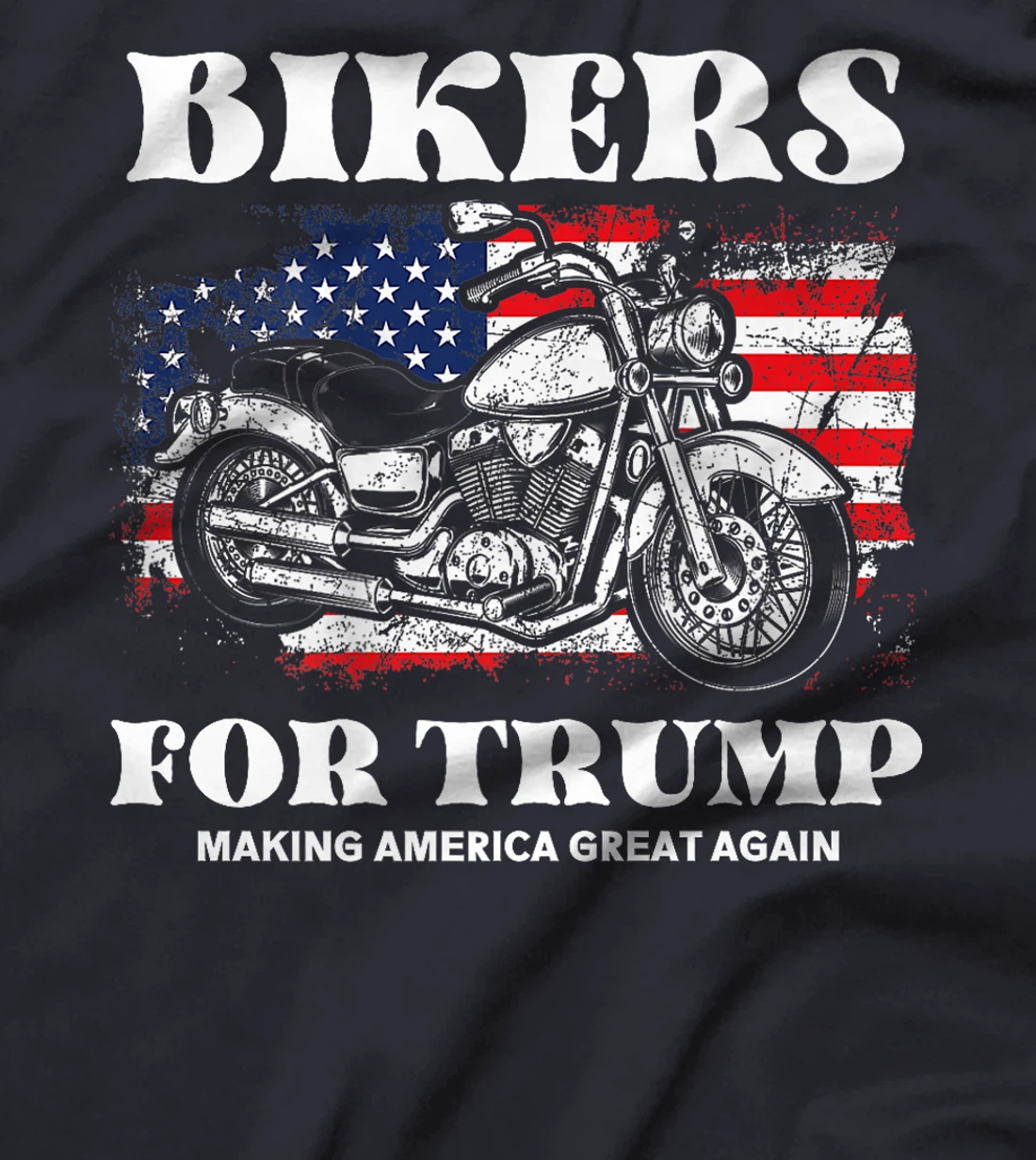 Biker For Trump 2024 Making America Great Again Premium T-Shirt