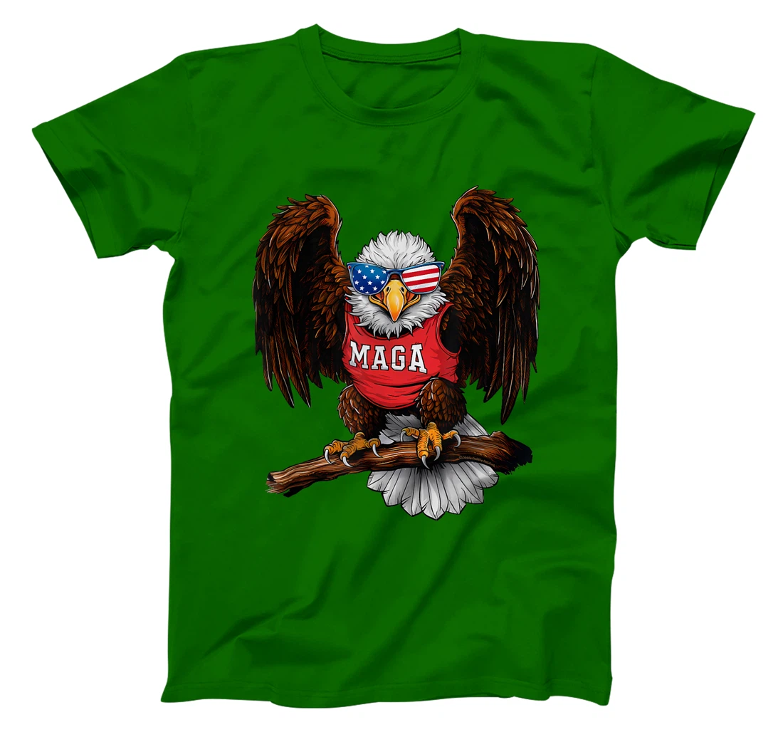 Strong American Patriotic Eagle MAGA USA Trump 2024 T-Shirt
