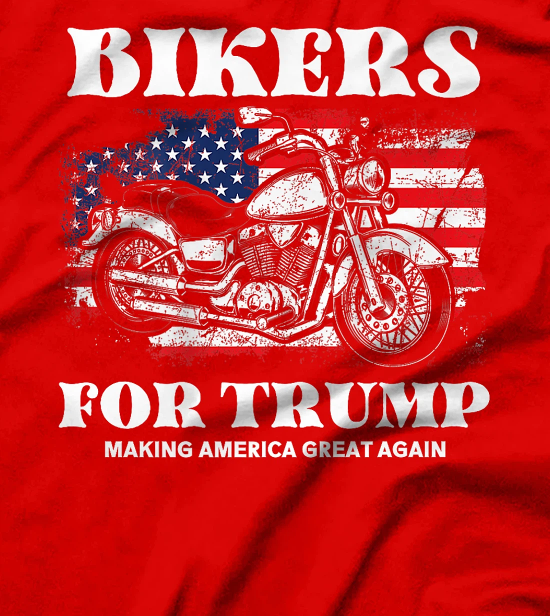Biker For Trump 2024 Making America Great Again Premium T-Shirt
