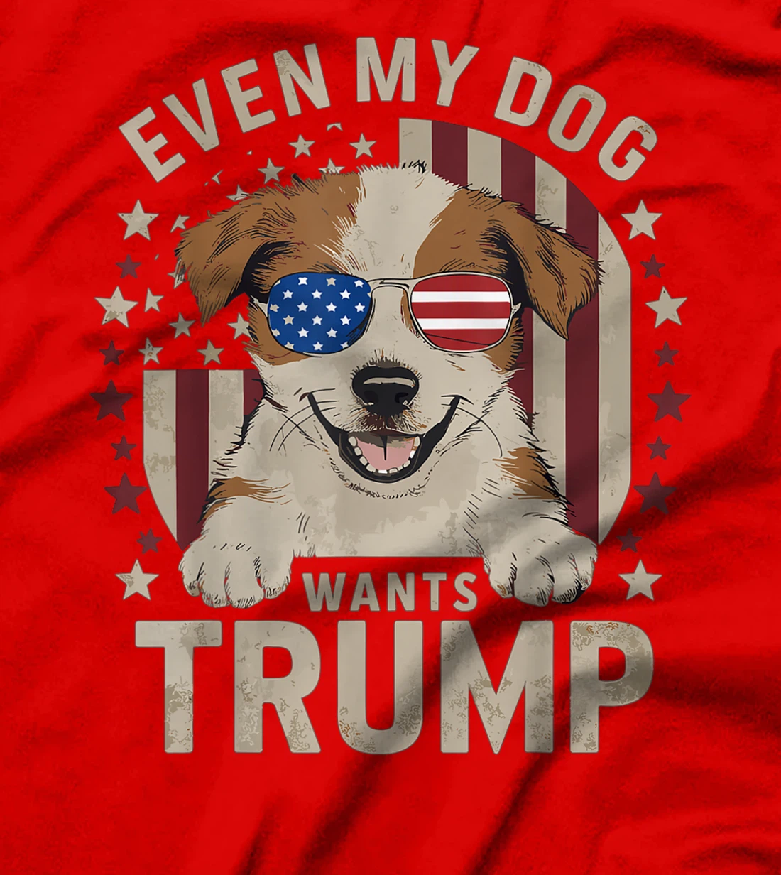 Womens Even My Dog Wants Trump 2024, Love Dog Love Trump T-Shirt