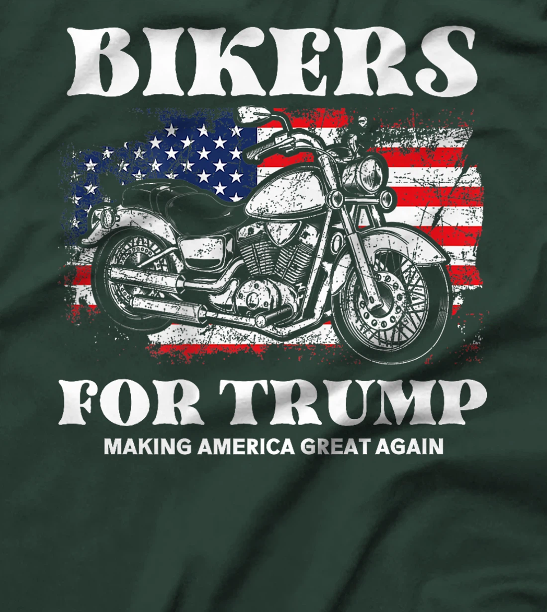 Biker For Trump 2024 Making America Great Again Premium T-Shirt