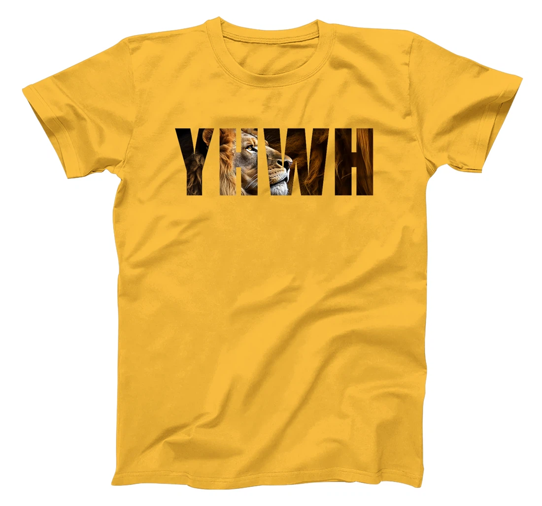 YHWH Lion of Judah: Tetragrammaton Hebrew Name of GOD Yahweh Premium T-Shirt
