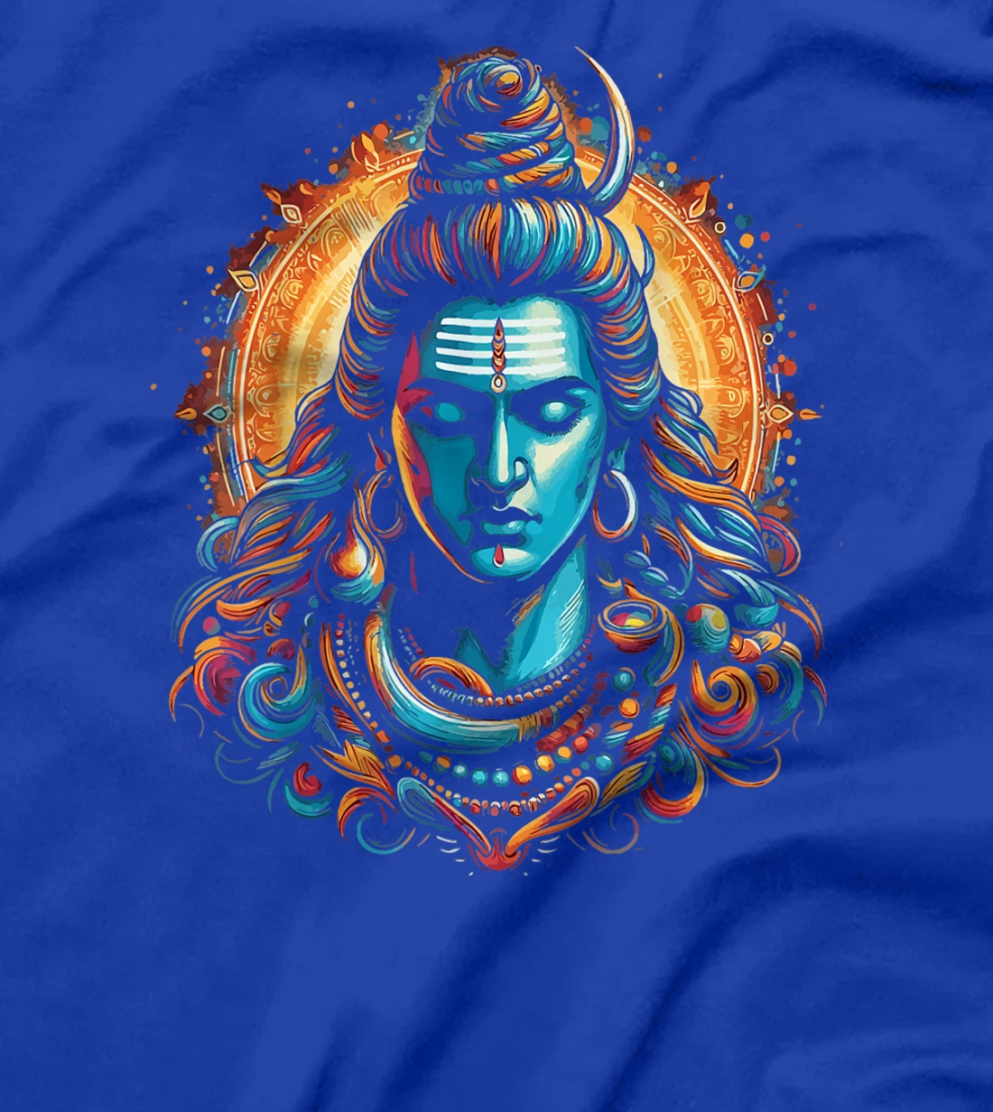 Lord Shiva Hindu God Mahadeva Trident Hinduism Devotee T-Shirt