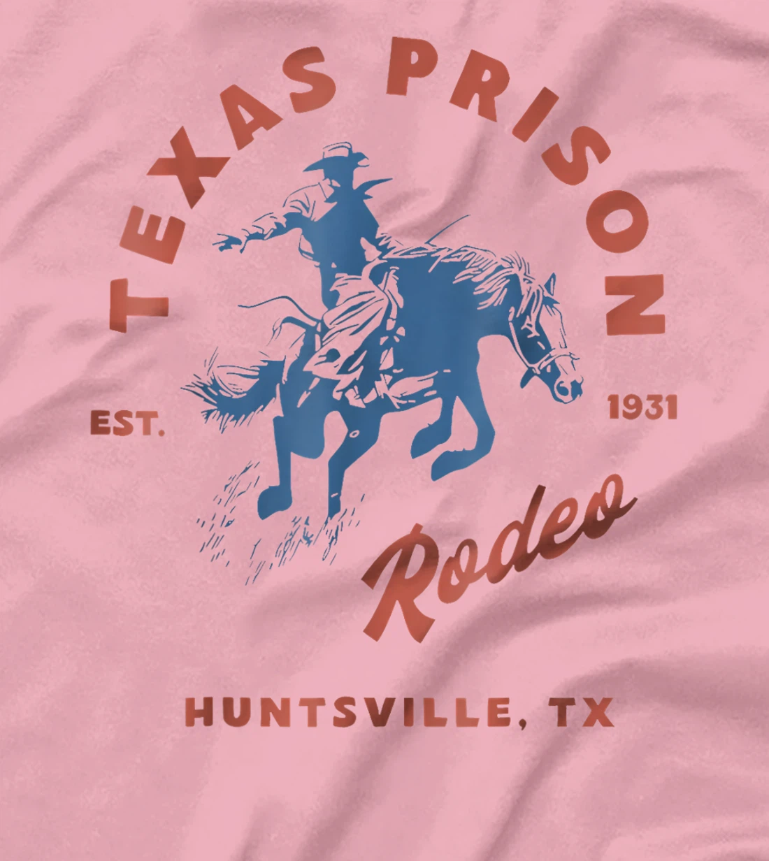 Texas Prison Rodeo Cowboy Western T-Shirt