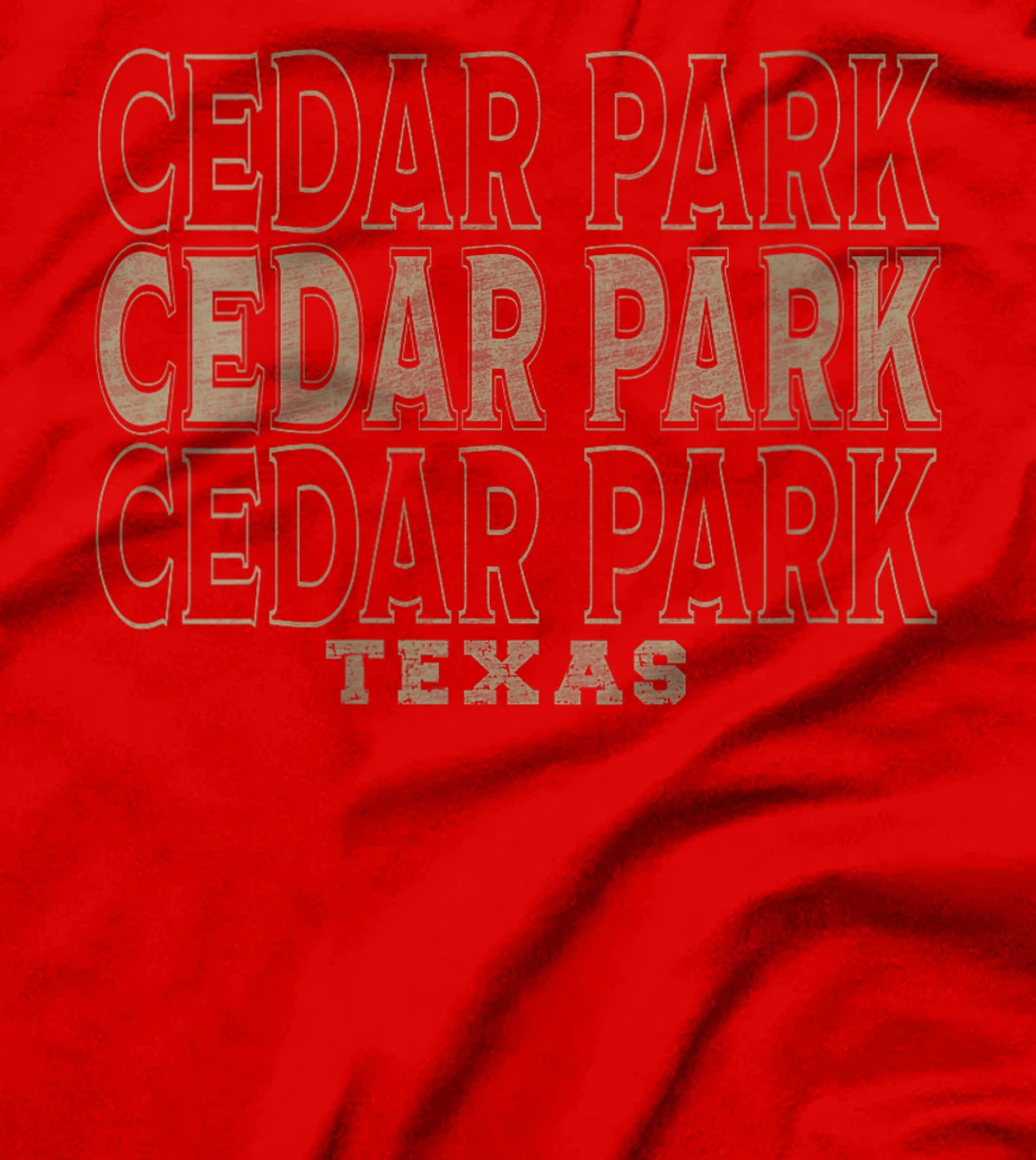 Womens Vintage Cedar Park Texas T-Shirt