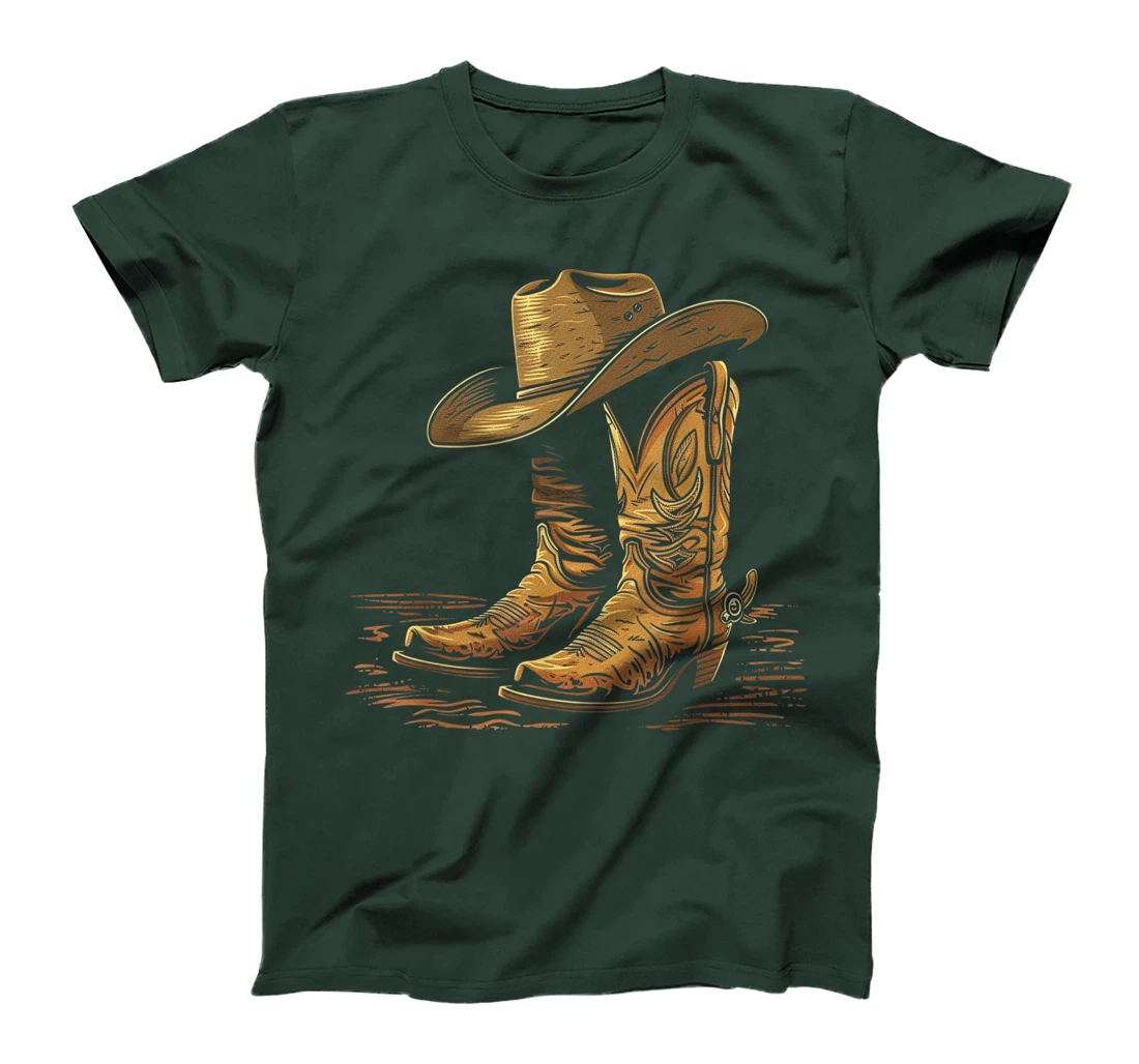 Howdy Cowboy Western Men Rodeo Texas Shirts T-Shirt