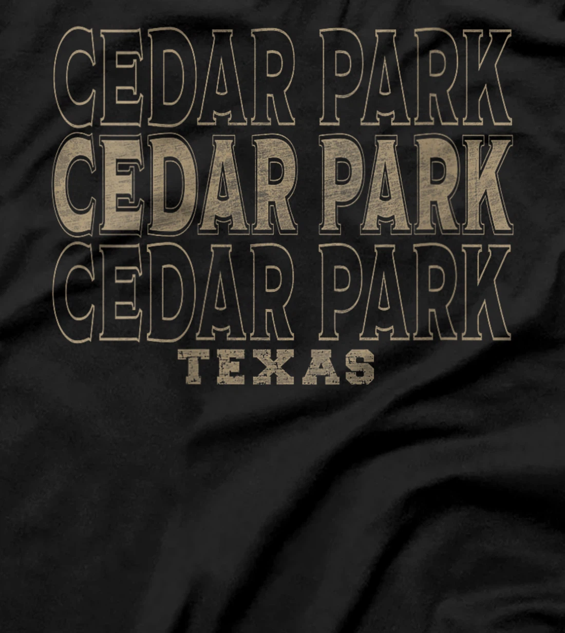 Womens Vintage Cedar Park Texas T-Shirt