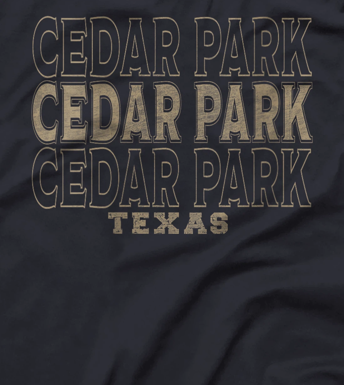 Womens Vintage Cedar Park Texas T-Shirt