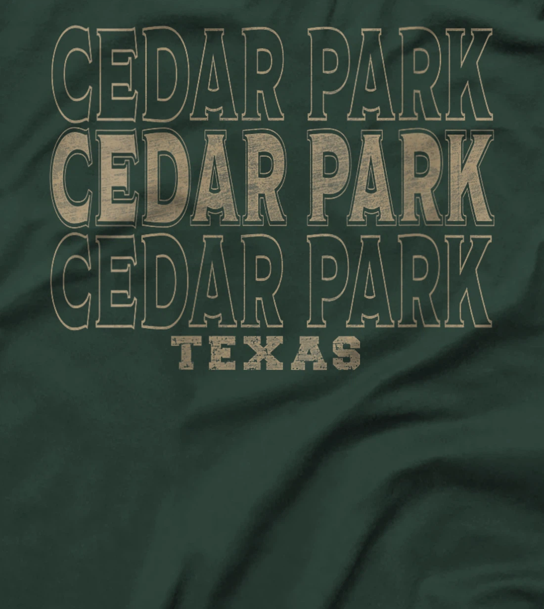Womens Vintage Cedar Park Texas T-Shirt