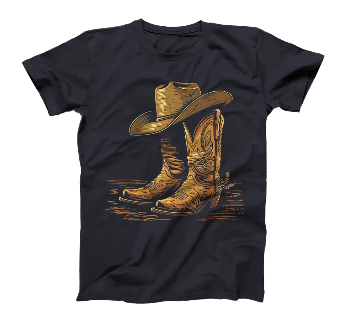 Howdy Cowboy Western Men Rodeo Texas Shirts T-Shirt