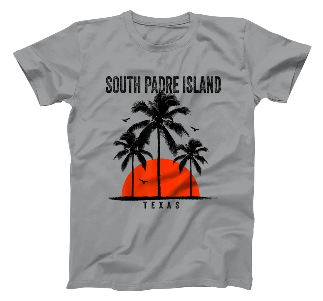 Womens South Padre Island Beach Texas Surfing Surfboarding T-Shirt