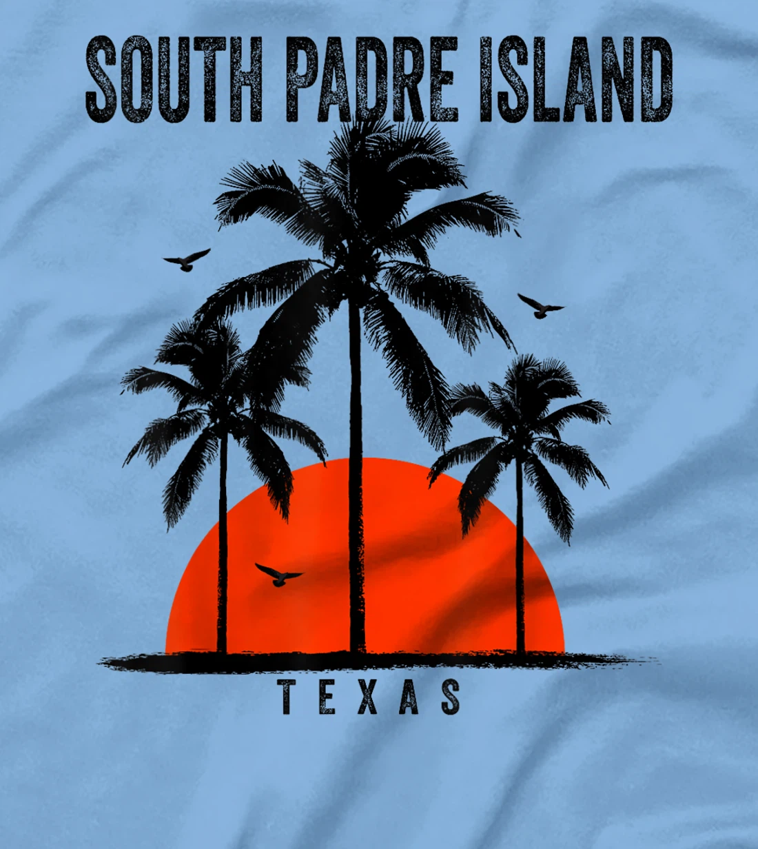 Womens South Padre Island Beach Texas Surfing Surfboarding T-Shirt