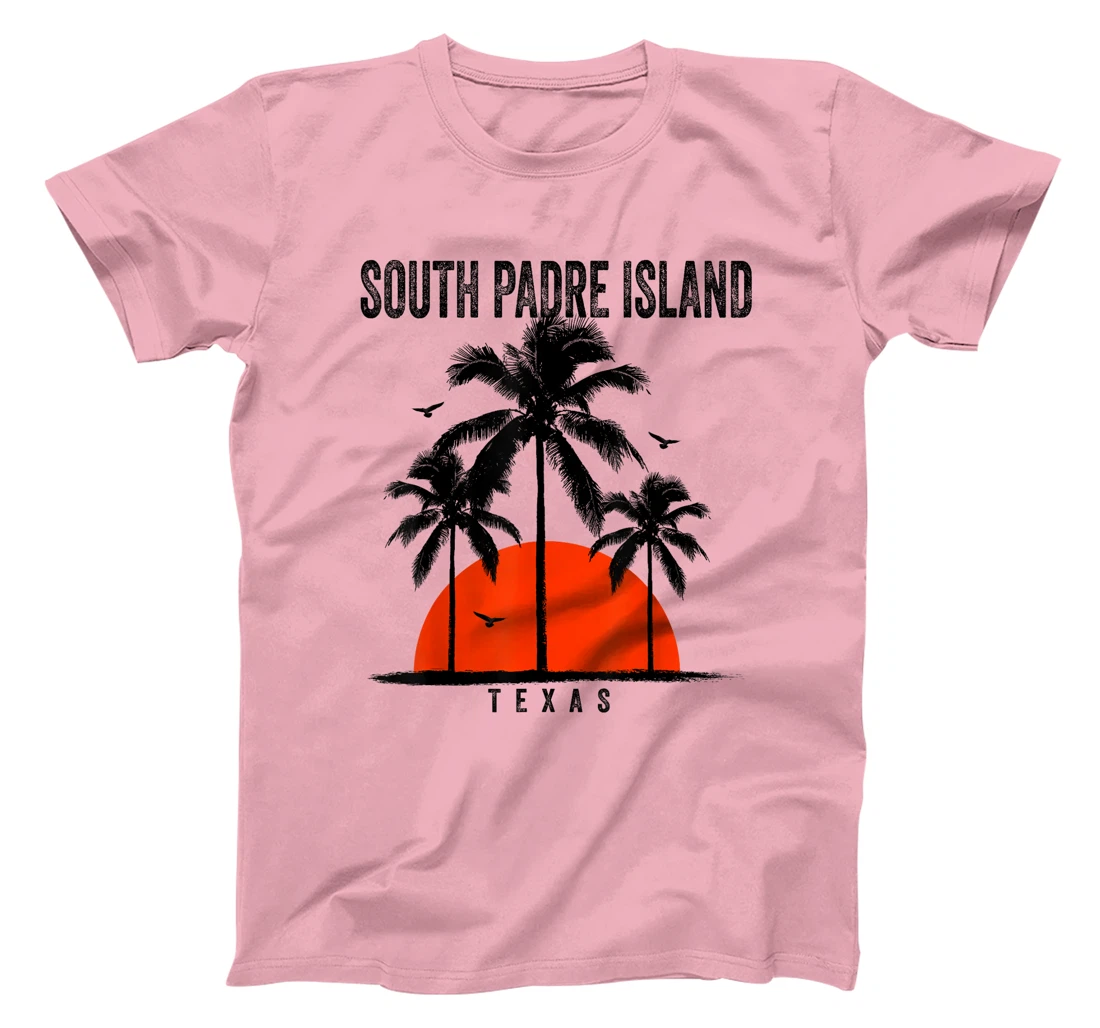 Womens South Padre Island Beach Texas Surfing Surfboarding T-Shirt