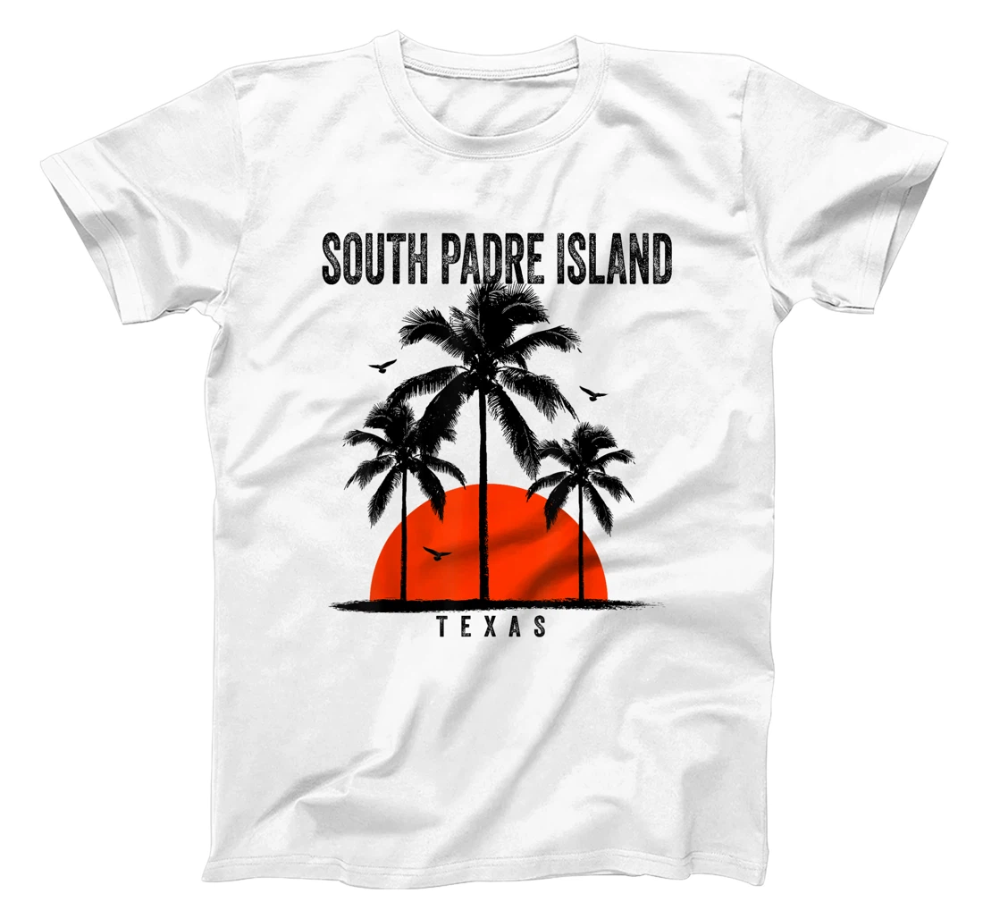 Womens South Padre Island Beach Texas Surfing Surfboarding T-Shirt