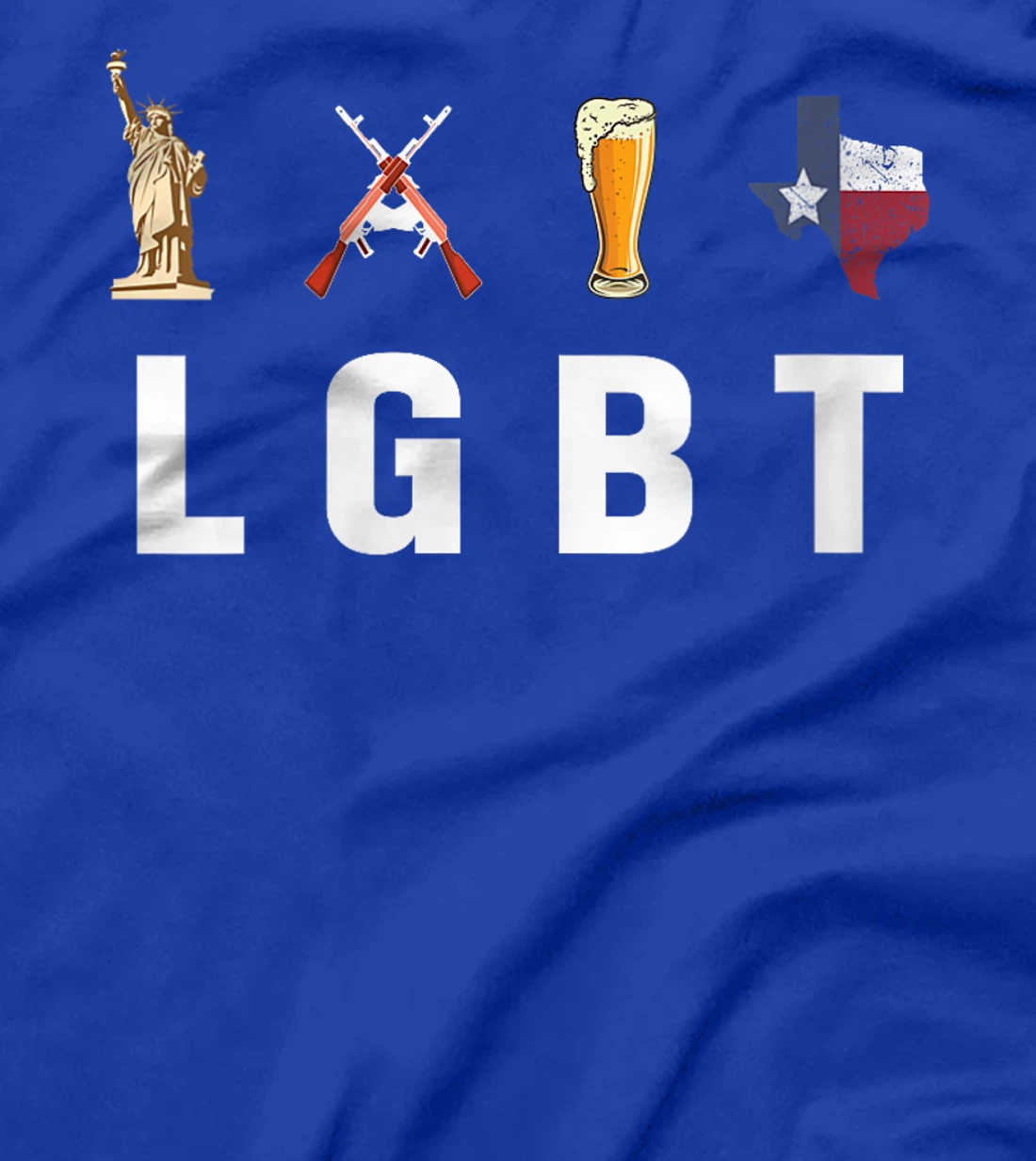 Womens Liberty Guns Beers Texas Funny T-Shirt