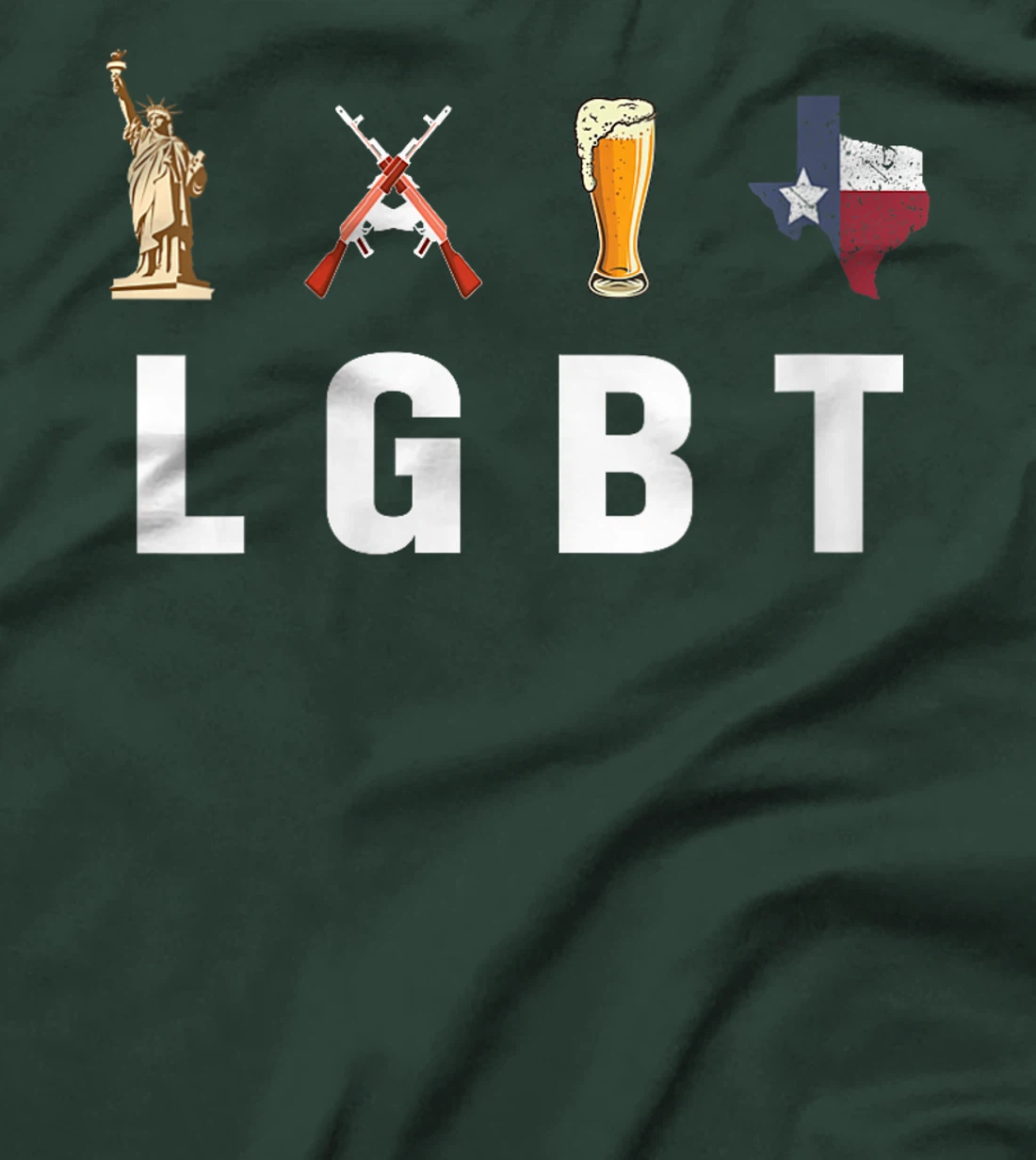 Womens Liberty Guns Beers Texas Funny T-Shirt