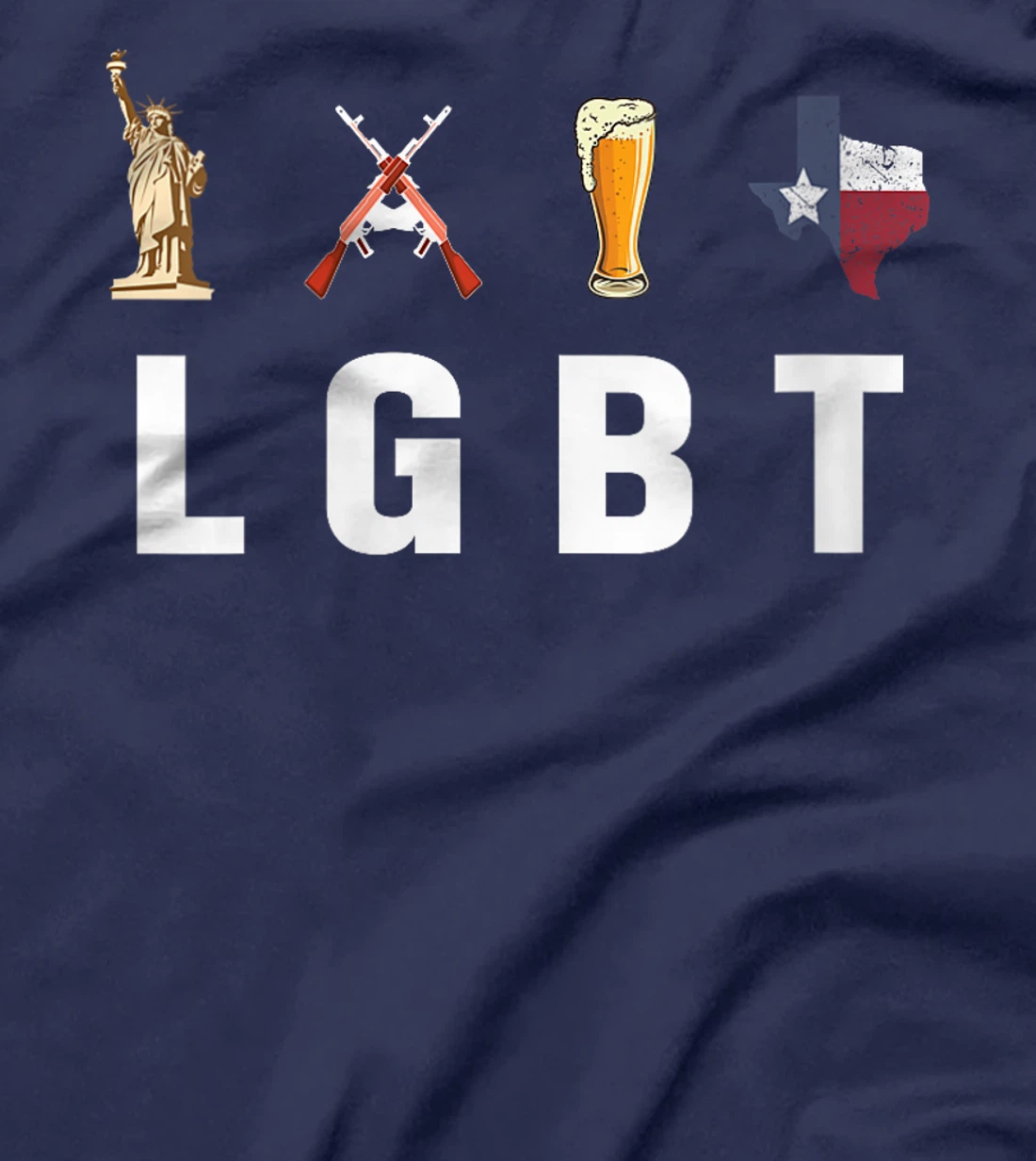 Womens Liberty Guns Beers Texas Funny T-Shirt