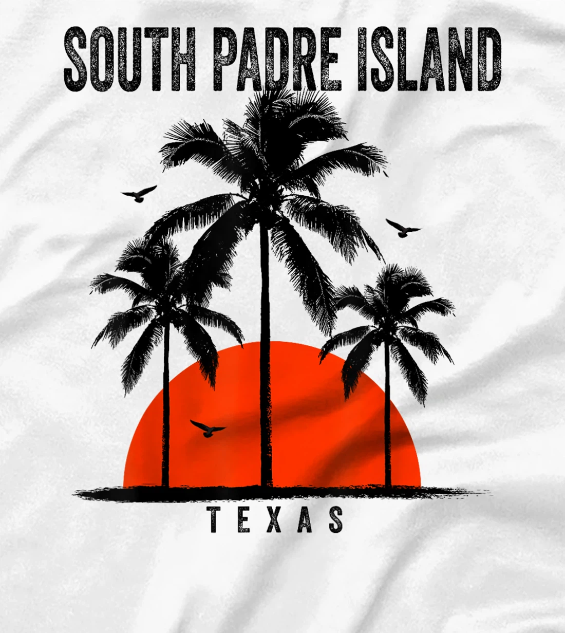 Womens South Padre Island Beach Texas Surfing Surfboarding T-Shirt