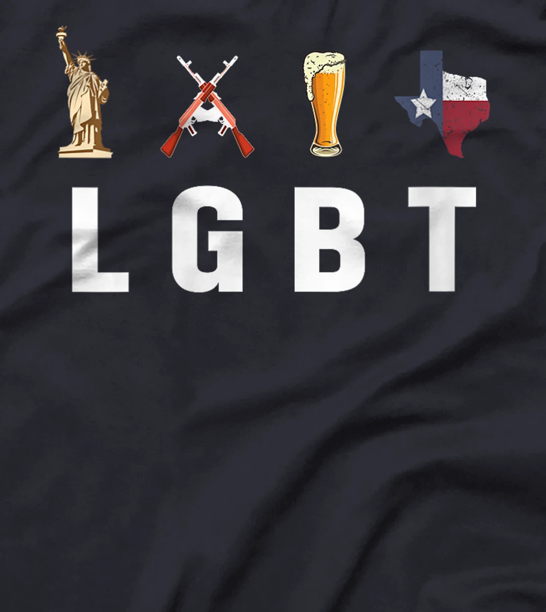 Womens Liberty Guns Beers Texas Funny T-Shirt