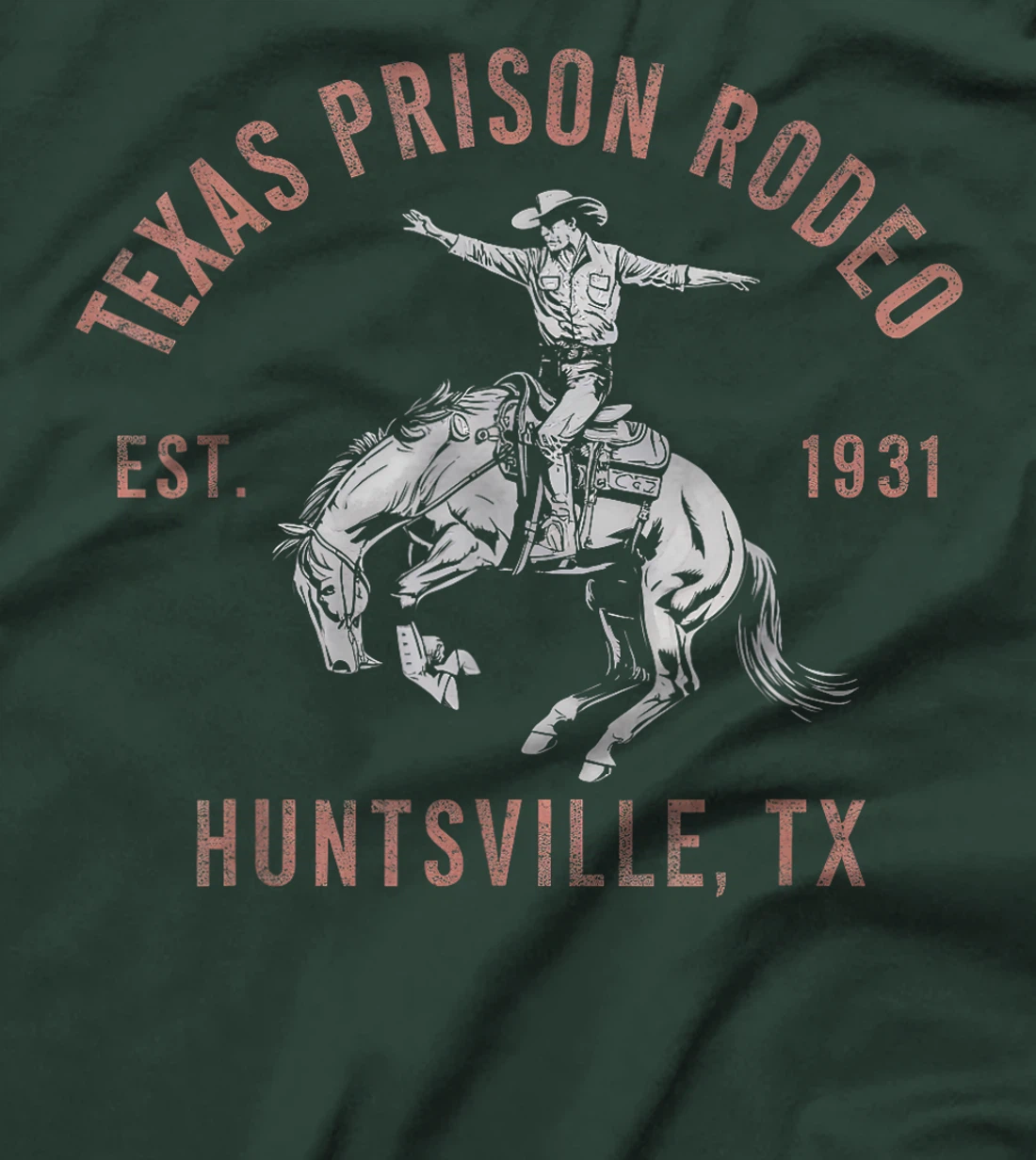Texas Prison Rodeo Huntsville Est 1931 T-Shirt