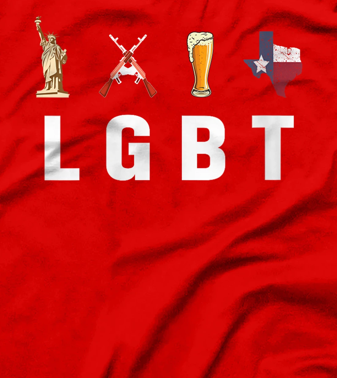 Womens Liberty Guns Beers Texas Funny T-Shirt