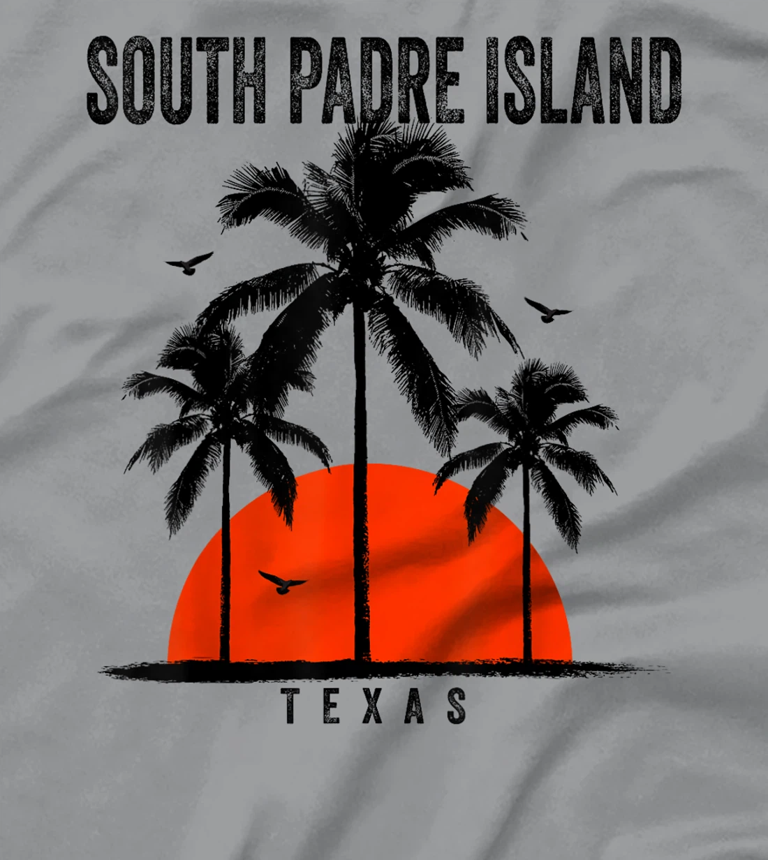 Womens South Padre Island Beach Texas Surfing Surfboarding T-Shirt
