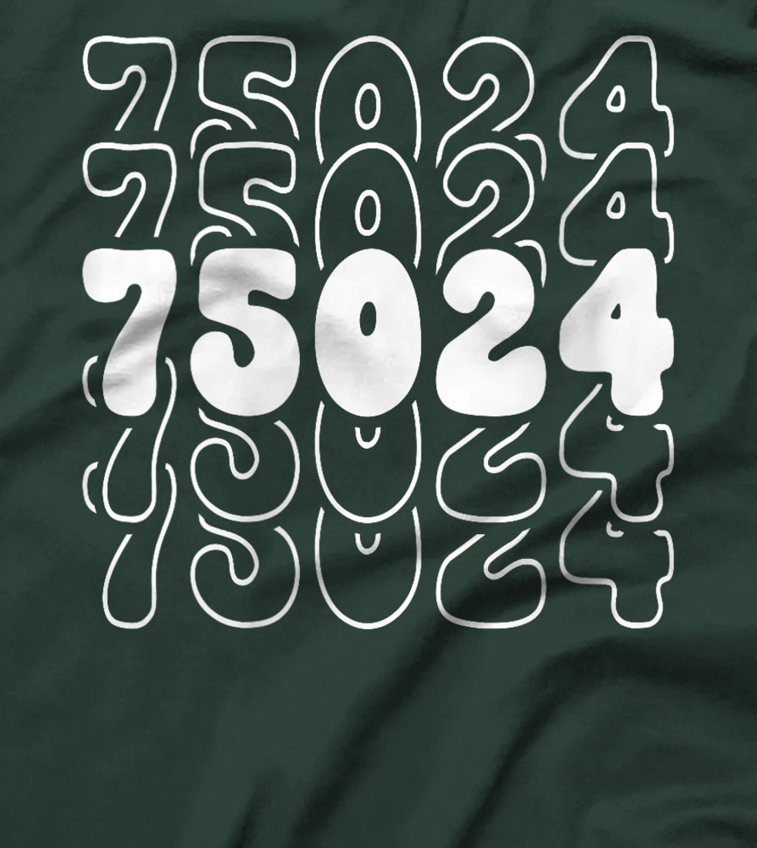 Womens Plano 75024 Texas TX Zipcode T-Shirt