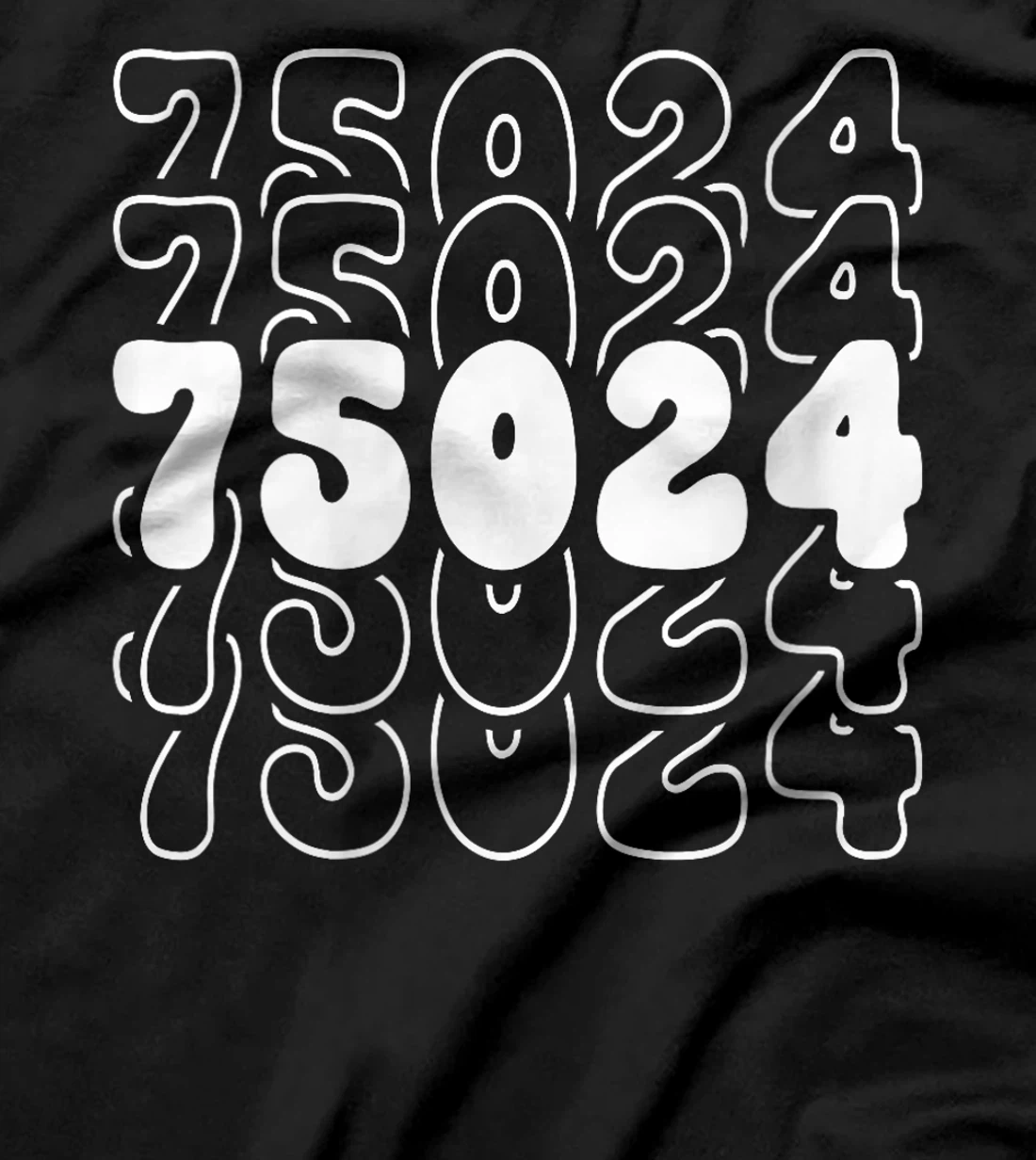 Womens Plano 75024 Texas TX Zipcode T-Shirt