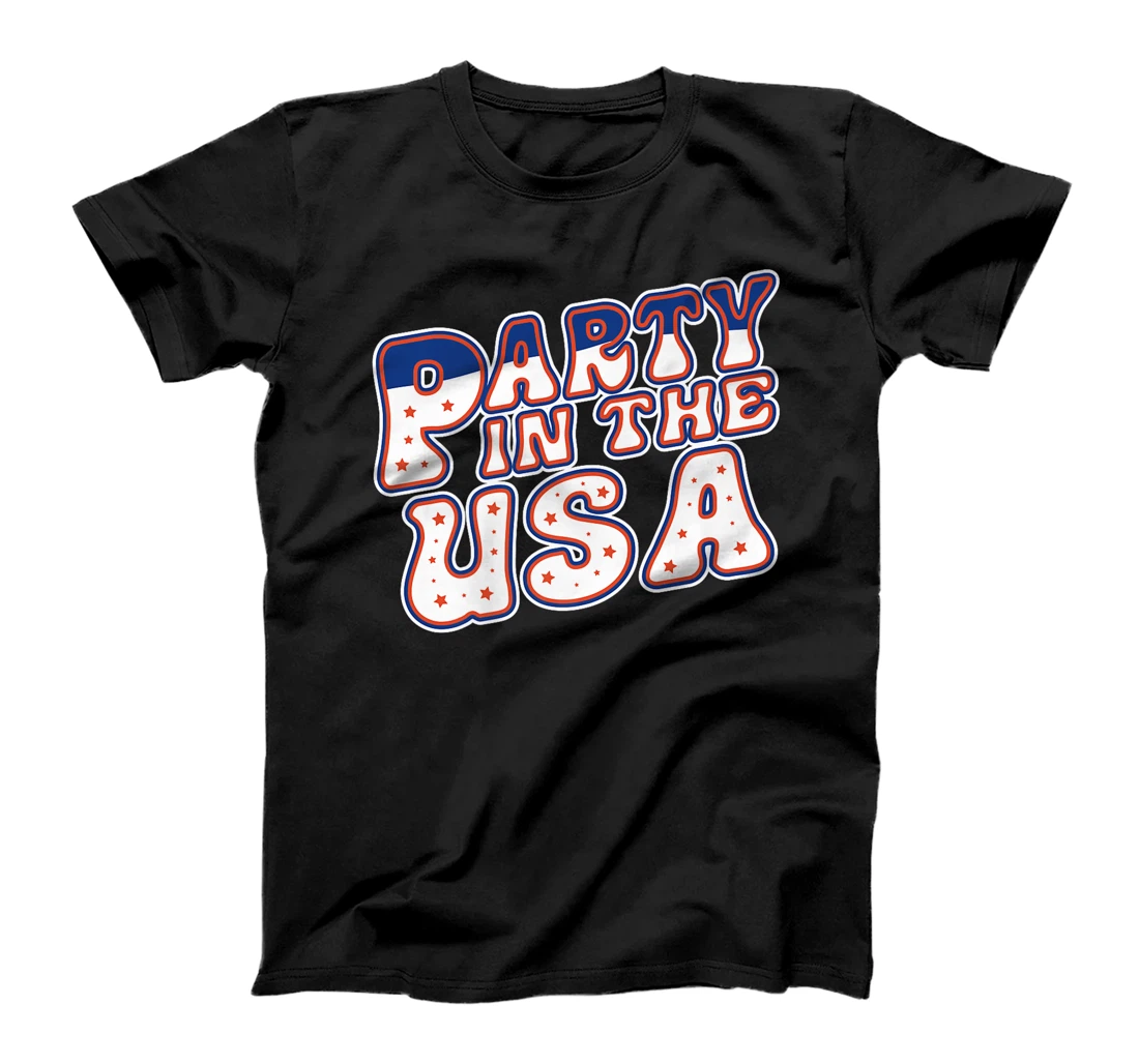 Party In The USA 4th Of July Vintage Patriotic Veterans Premium T-Shirt