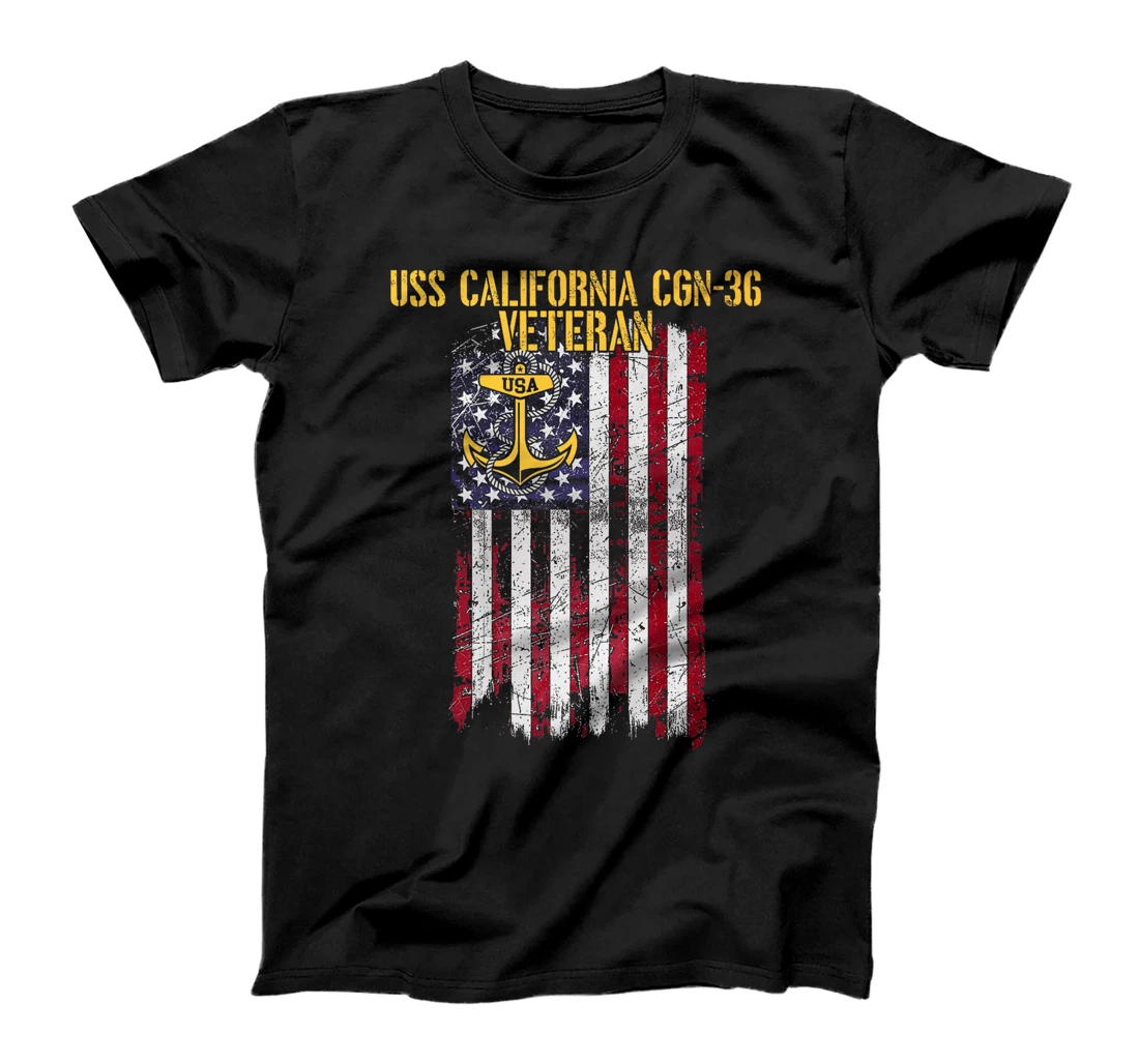 USS California CGN-36 Guided Missile Cruiser Veteran Premium T-Shirt