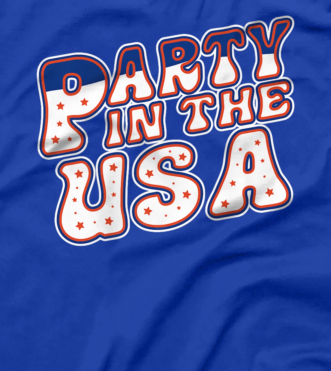 Party In The USA 4th Of July Vintage Patriotic Veterans Premium T-Shirt
