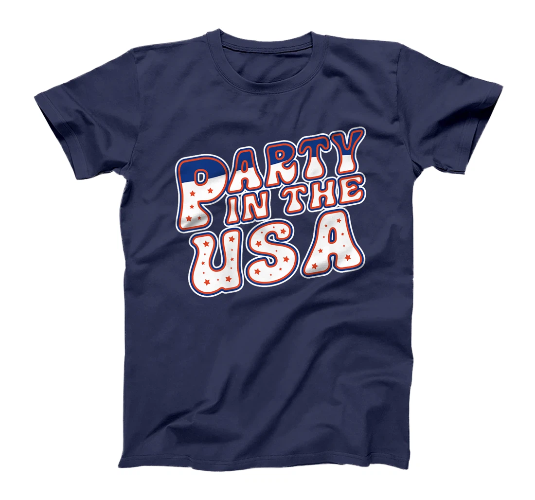 Party In The USA 4th Of July Vintage Patriotic Veterans Premium T-Shirt