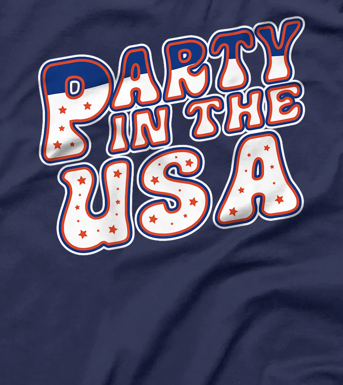 Party In The USA 4th Of July Vintage Patriotic Veterans Premium T-Shirt