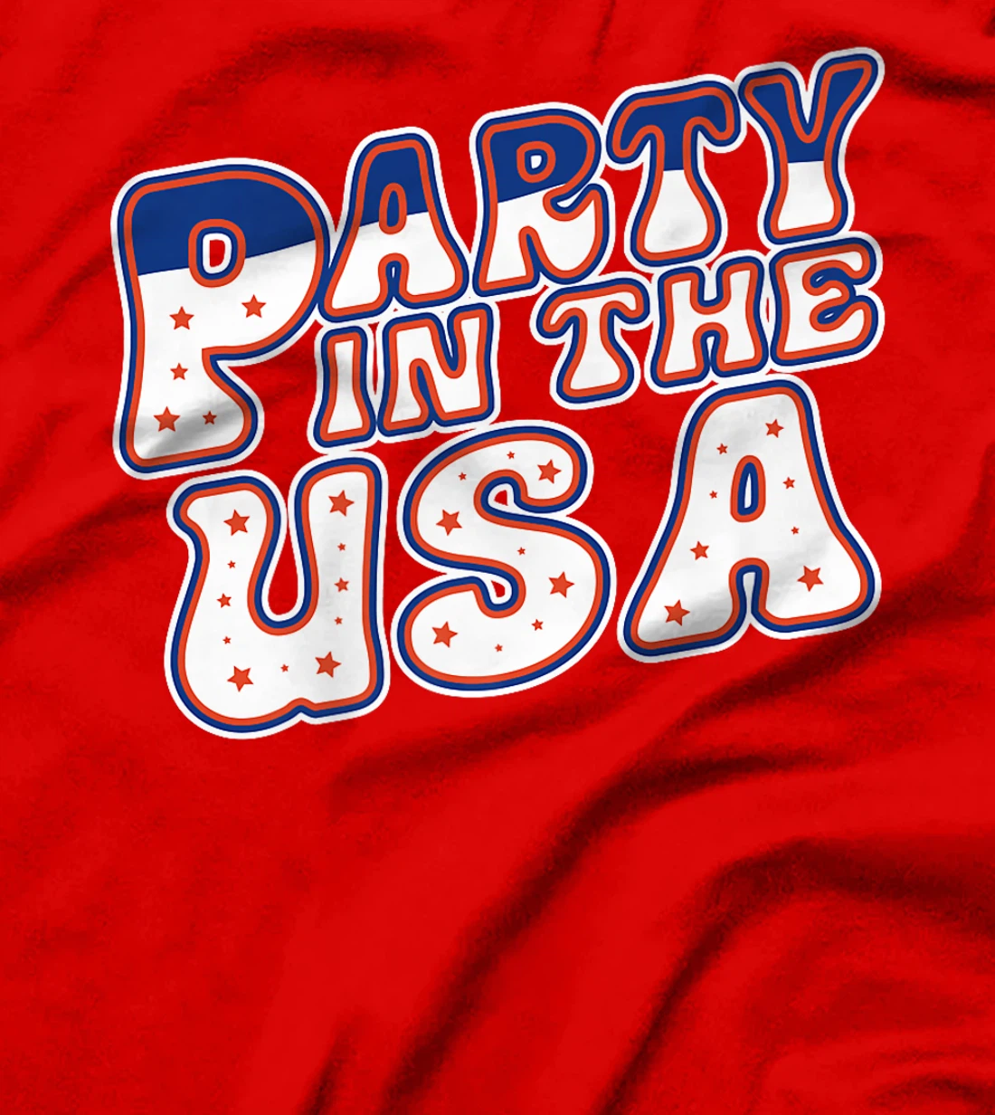 Party In The USA 4th Of July Vintage Patriotic Veterans Premium T-Shirt