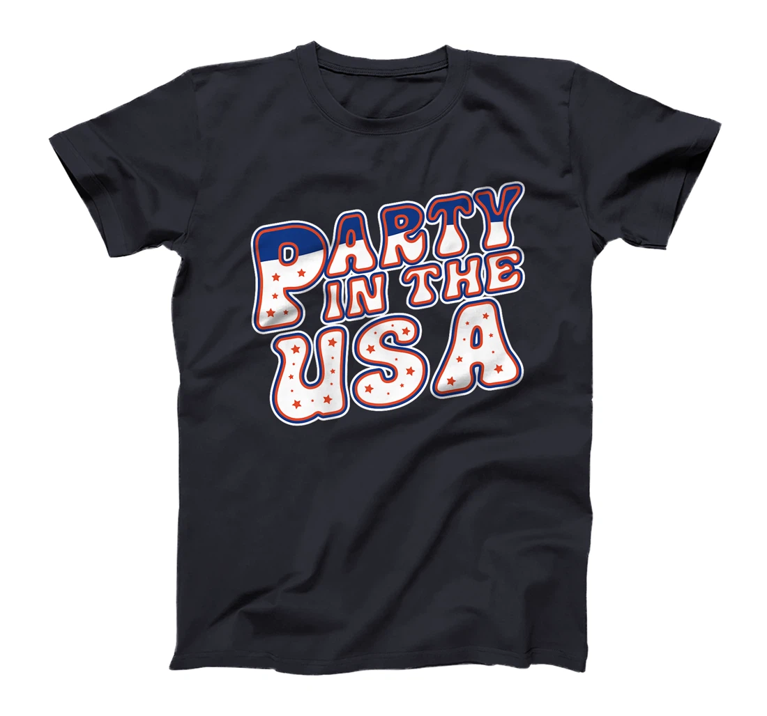 Party In The USA 4th Of July Vintage Patriotic Veterans Premium T-Shirt