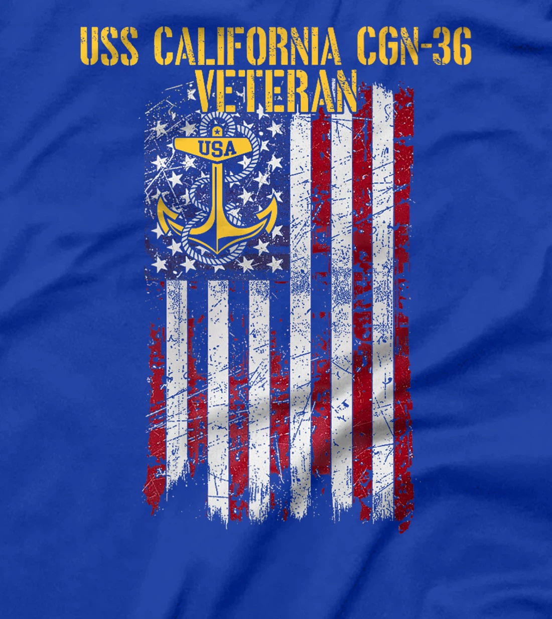 USS California CGN-36 Guided Missile Cruiser Veteran Premium T-Shirt