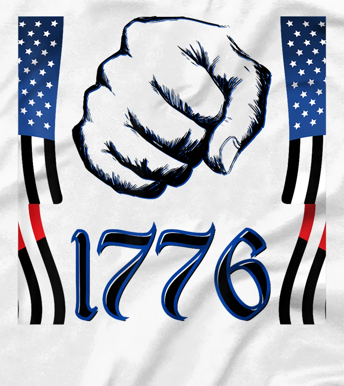 American USA, Veteran, and 1776 4th day of July T-Shirt
