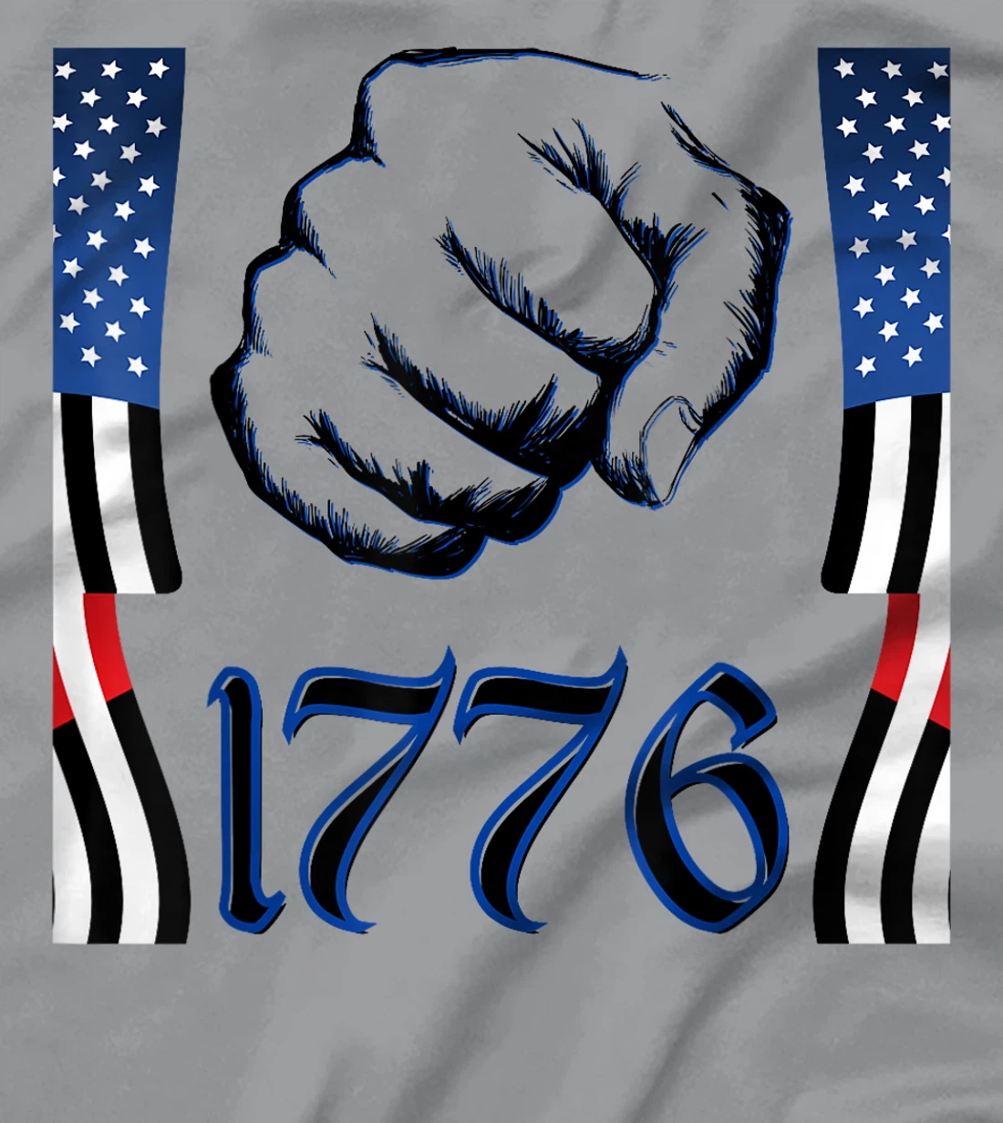 American USA, Veteran, and 1776 4th day of July T-Shirt