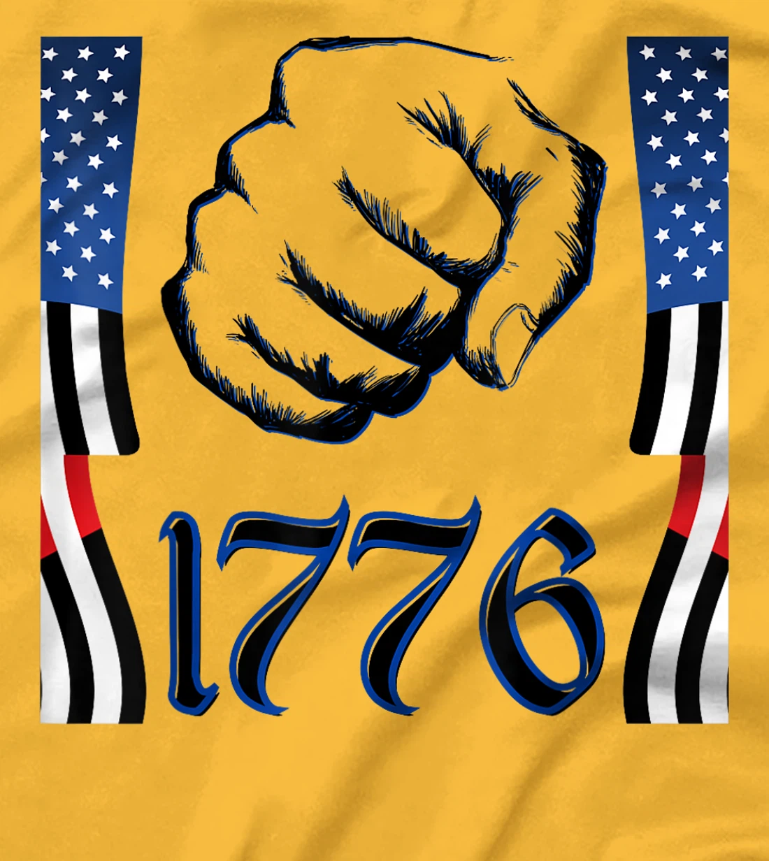 American USA, Veteran, and 1776 4th day of July T-Shirt