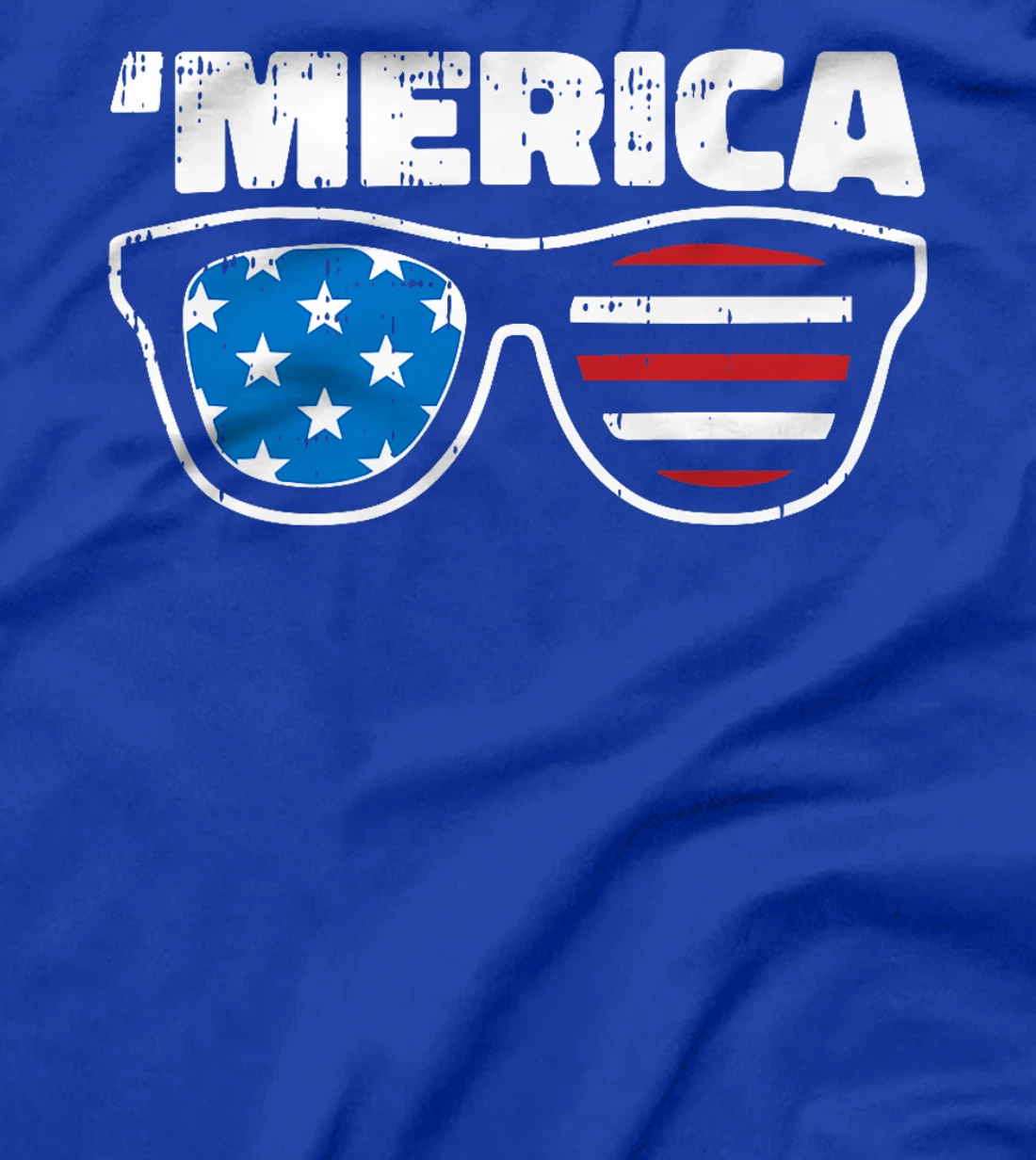Merica 4th Of July Funny Stars And Stripe Patriotic Veteran Premium T-Shirt
