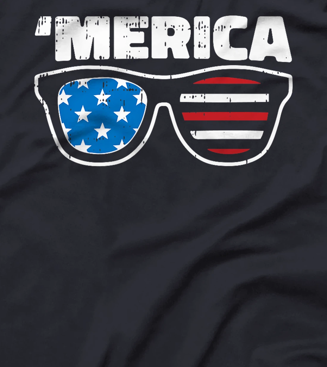 Merica 4th Of July Funny Stars And Stripe Patriotic Veteran Premium T-Shirt