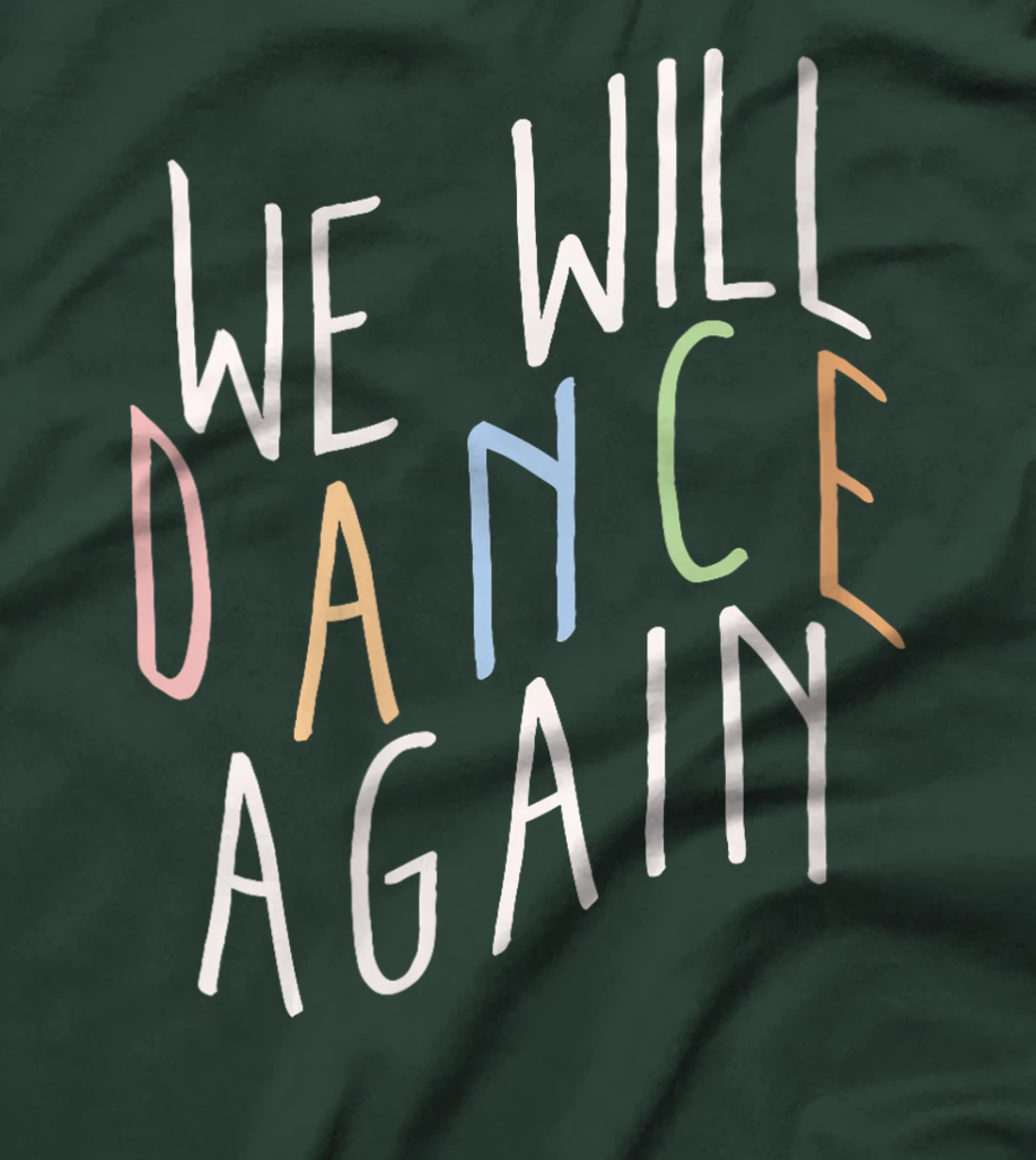 Womens We Will Dance Again Judaica Jewish Israel Womens Mens T-Shirt