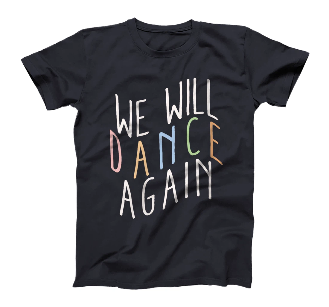 Womens We Will Dance Again Judaica Jewish Israel Womens Mens T-Shirt