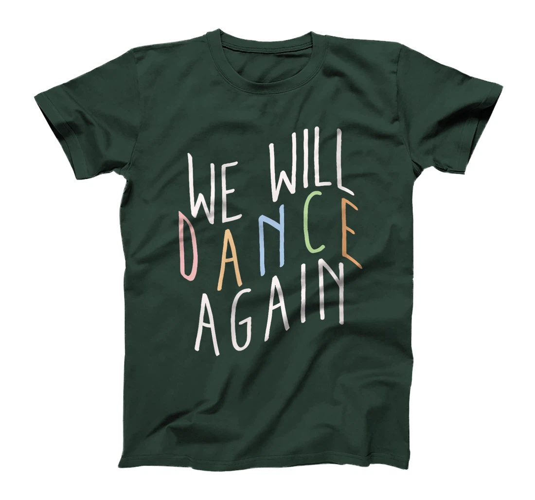 Womens We Will Dance Again Judaica Jewish Israel Womens Mens T-Shirt