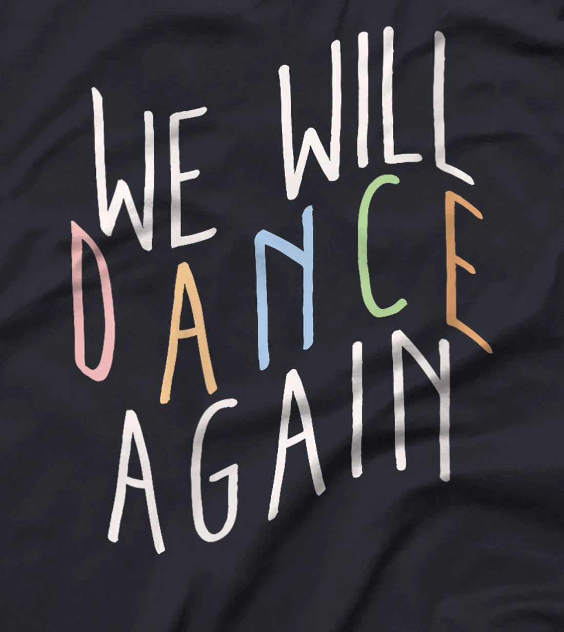 Womens We Will Dance Again Judaica Jewish Israel Womens Mens T-Shirt