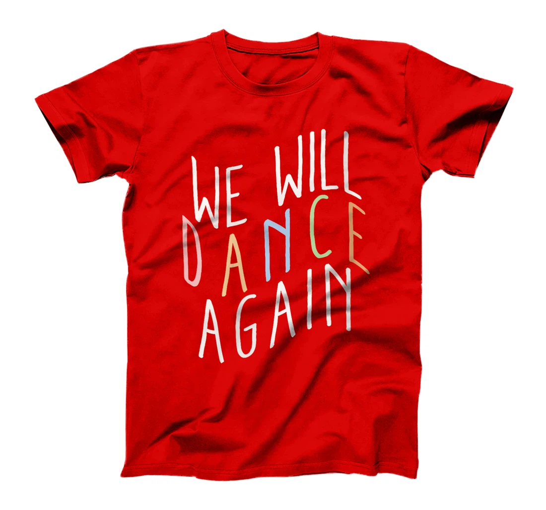 Womens We Will Dance Again Judaica Jewish Israel Womens Mens T-Shirt