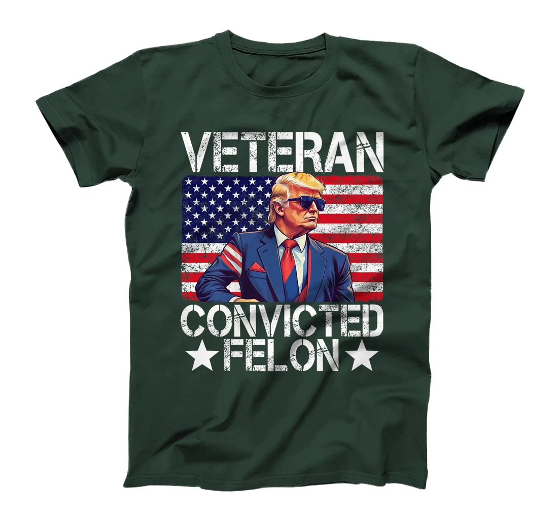 Trump Republican GOP Shirt - I am Voting For Convicted Felon Premium T-Shirt