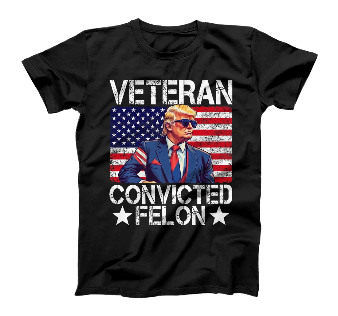 Trump Republican GOP Shirt - I am Voting For Convicted Felon Premium T-Shirt