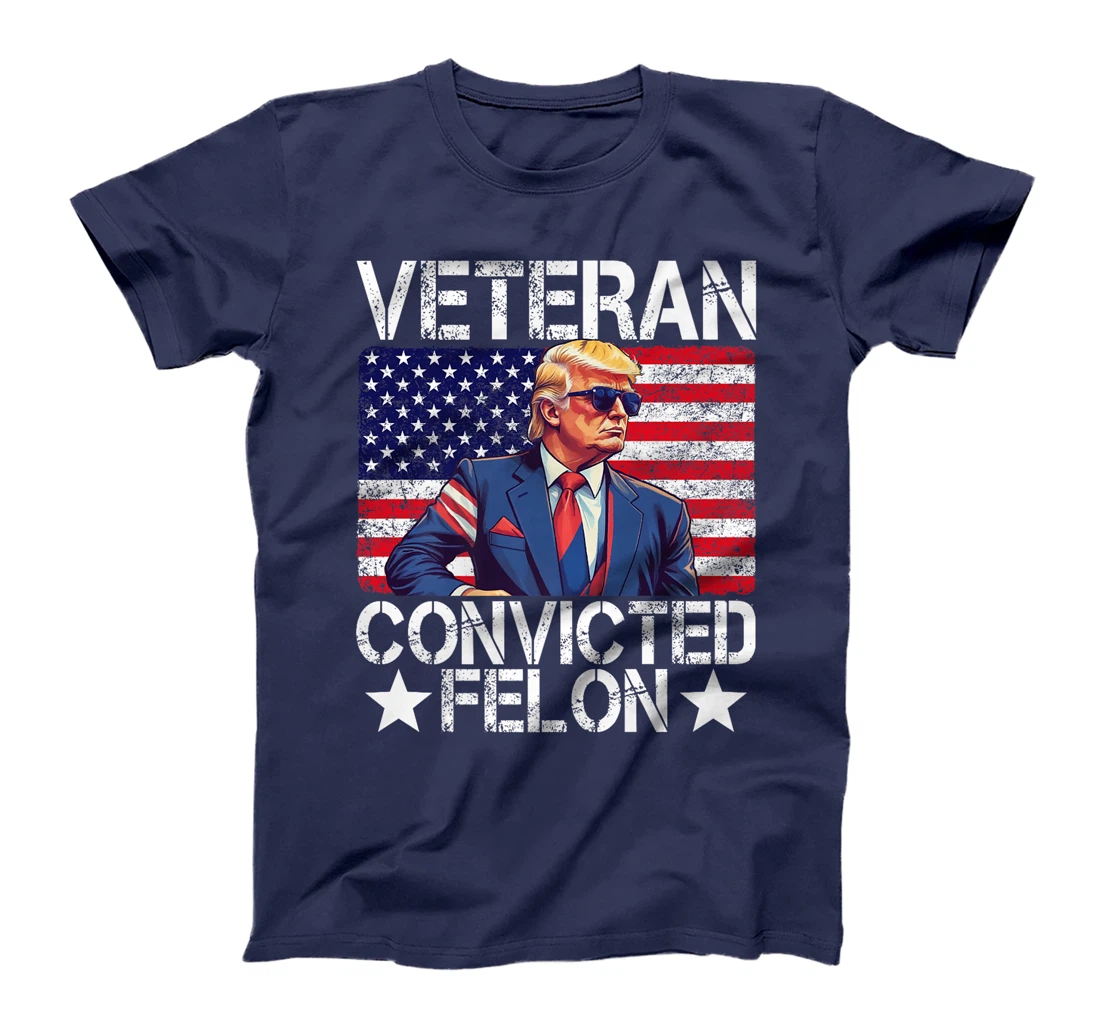 Trump Republican GOP Shirt - I am Voting For Convicted Felon Premium T-Shirt